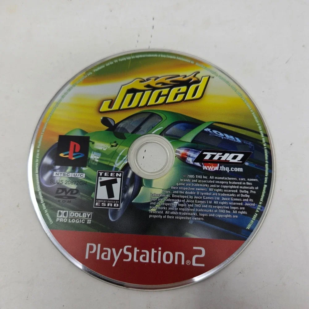 Juiced Sony PlayStation 2 PS2 Greatest Hits THQ Street Racing Game Complete CIB